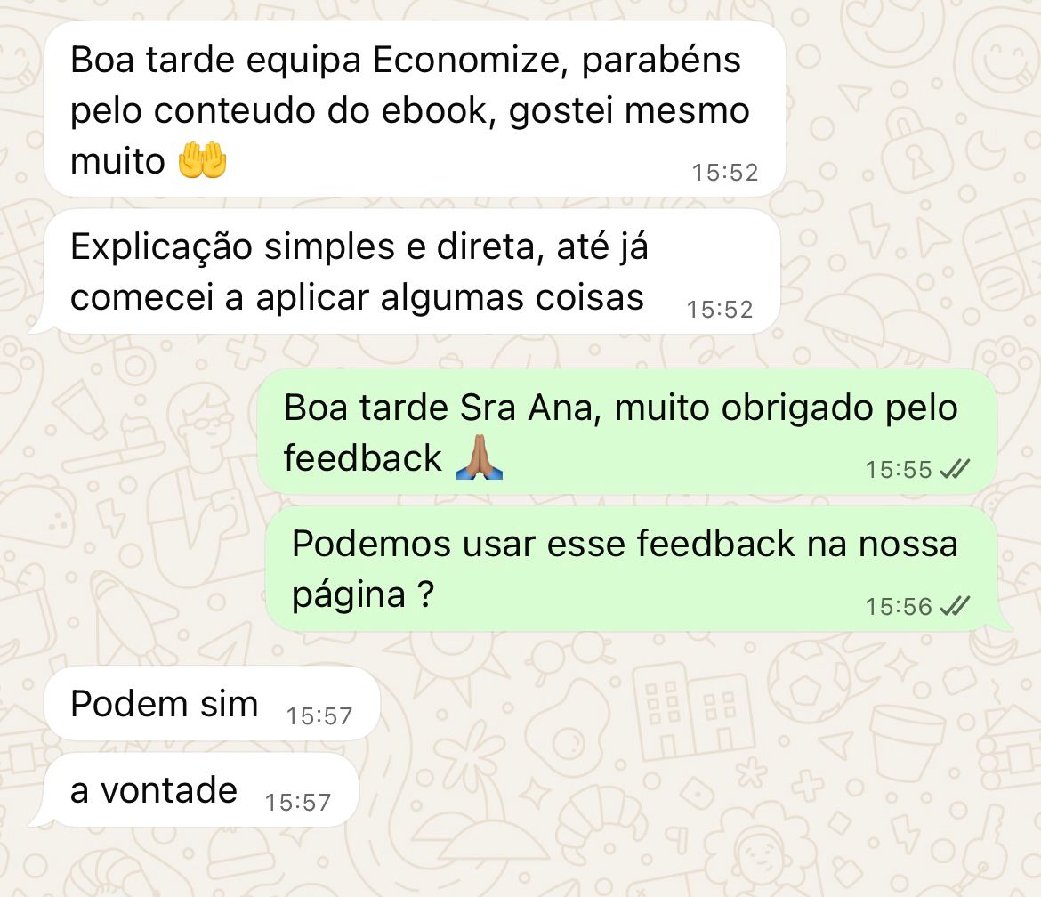 Depoimento real de cliente